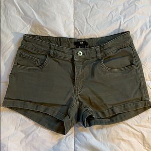 Dark Green Shorts H&M Sz 4